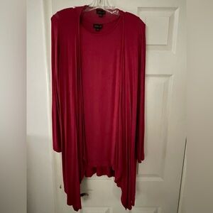 2-piece Jill Wearever Collection Open Front Cardigan and Sleeveless Tank